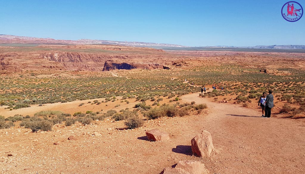 Camino a Horseshoe Bend.