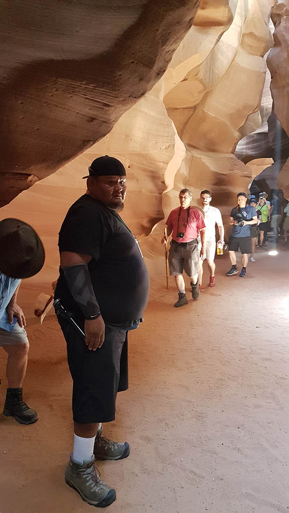 Guia en Antilope Canyon