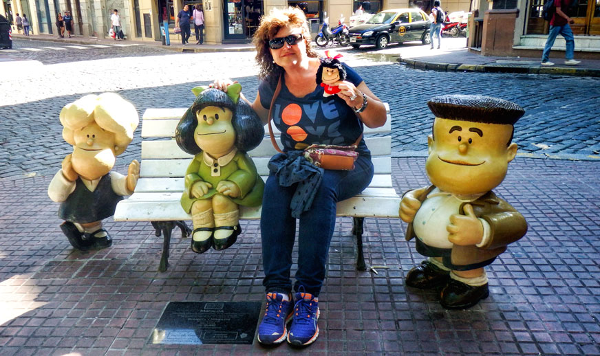 Buenos Aires Monumento a Mafalda