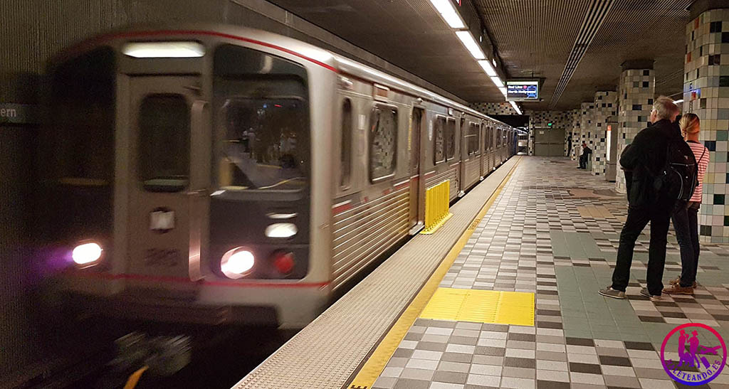 Estación de metro en los Ángeles