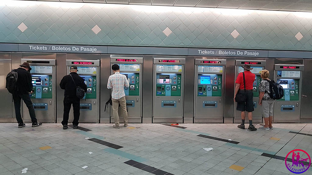 Estación de metro en los Ángeles