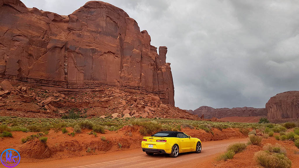Mustang en Monument Valley