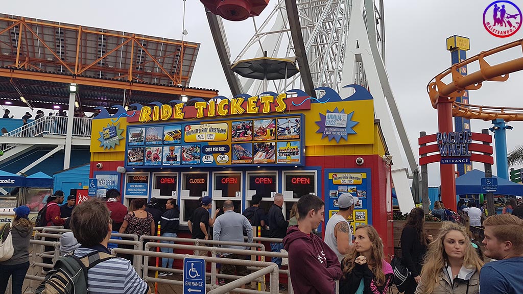 Parque atracciones Muelle Santa Mónica