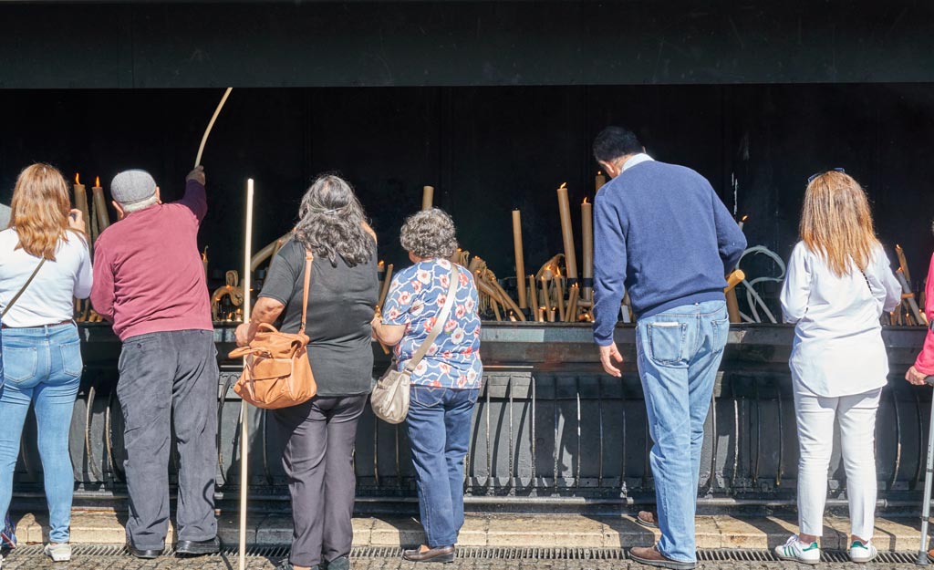 Ofrendas Santuario de Fátima