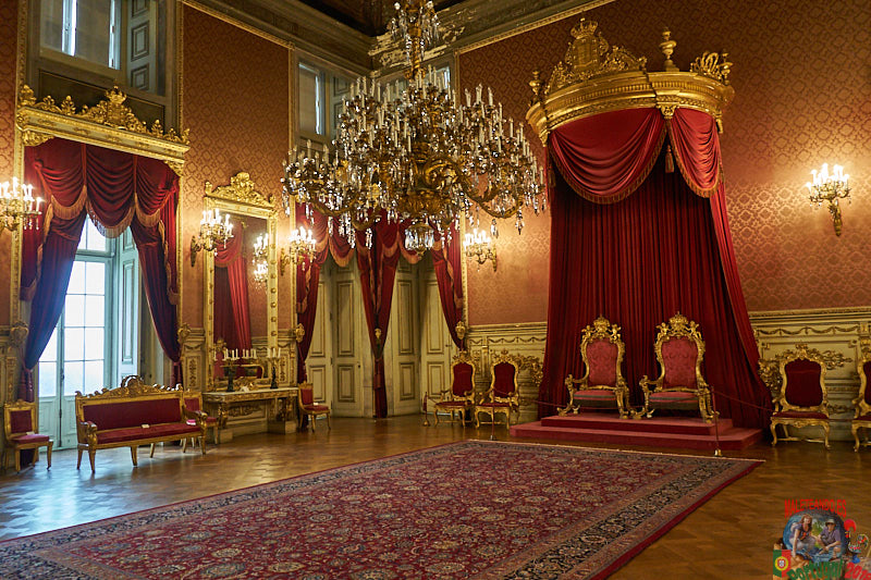 Salon del Trono Palacio Nacional de Ajuda