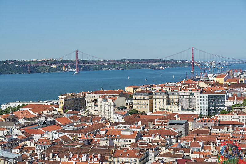 Vistas desde Castillo de San Jorge Lisboa