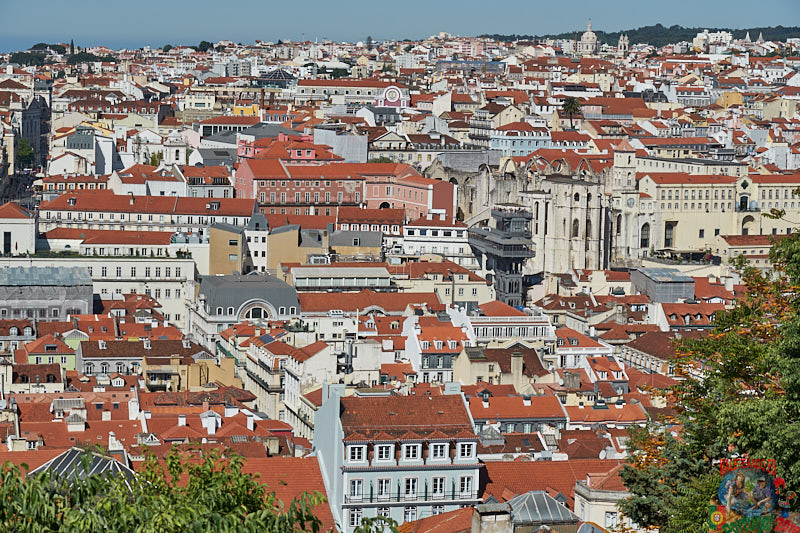 Vistas desde Castillo de San Jorge Lisboa