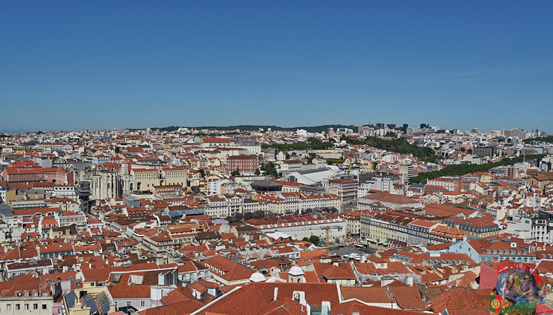 Vistas desde Castillo de San Jorge Lisboa