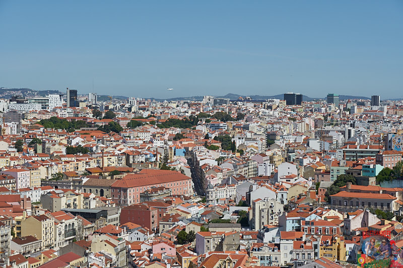 Vistas desde Castillo de San Jorge Lisboa