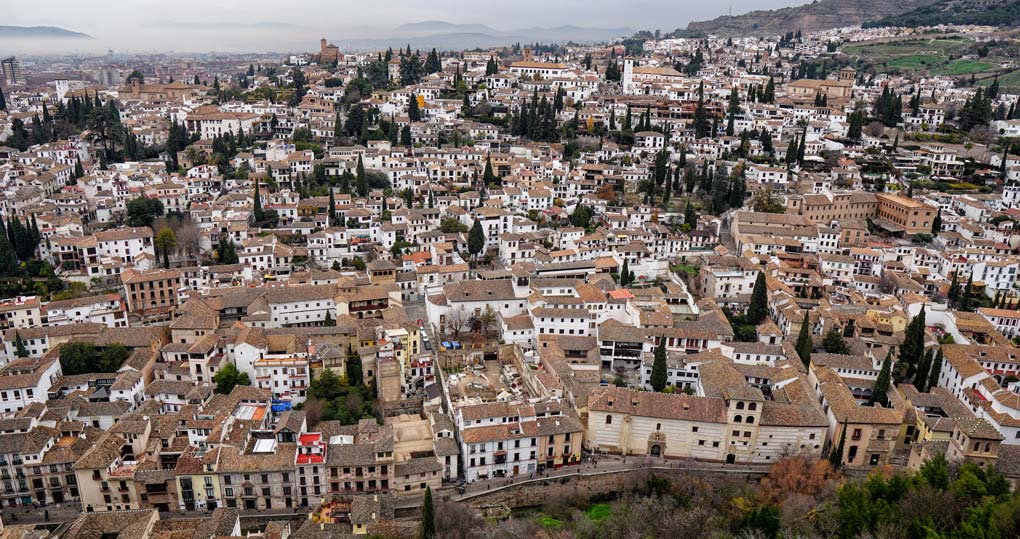 El Albaicin desde la Alhambra